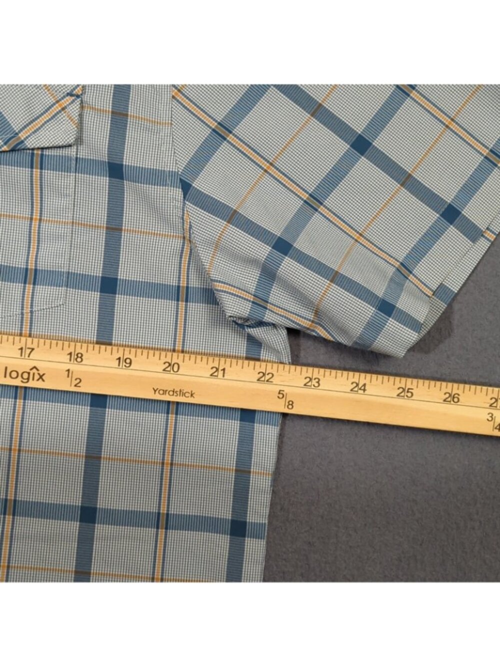 Howler Bros Shirt Mens M Multicolor Plaid H Bar B Snapshirt Western Short Sleeve - Picture 5 of 10